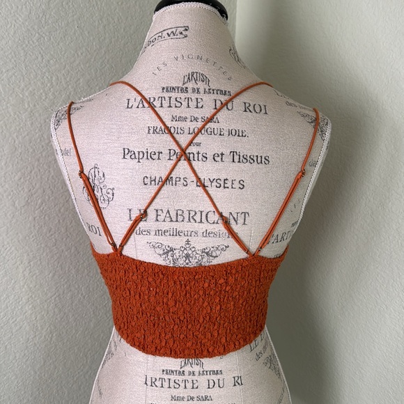Free People Orange Lace Bralette - Picture 4 of 7